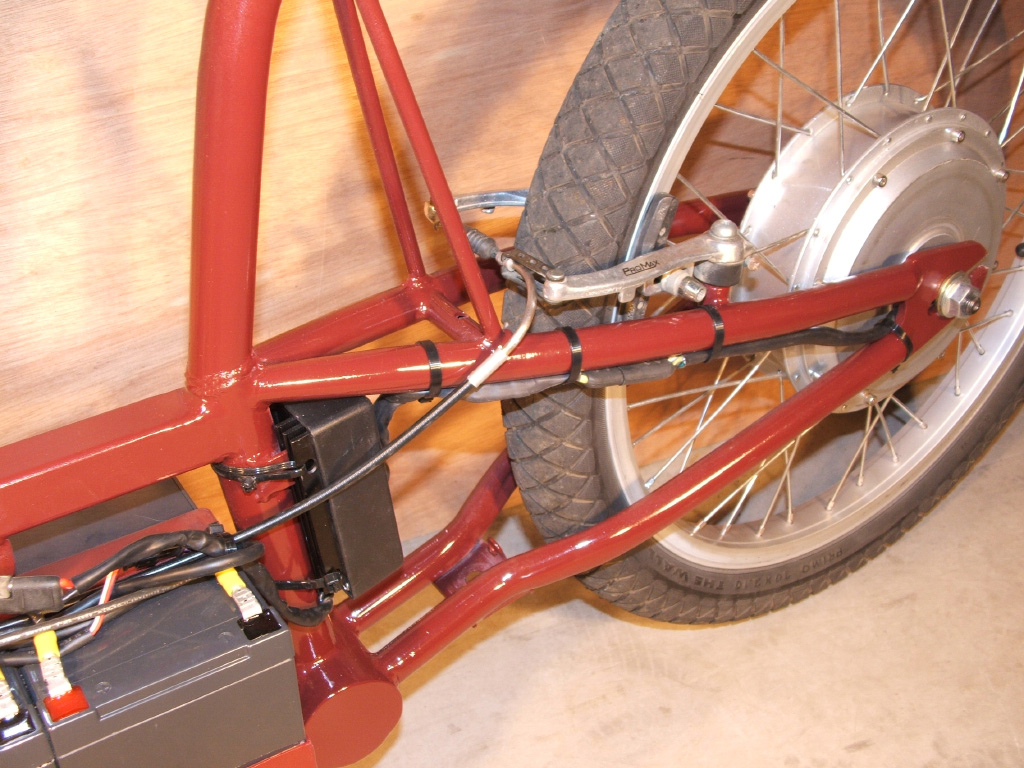 Speedster Electric Scooter - hubmotor installation